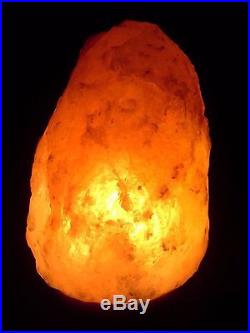 Pure Himalayan Pink Salt Crystal Lamp Made in Pakistan Plug In All Natural
