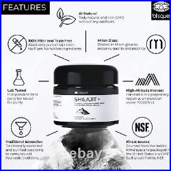 Pure Himalayan Shilajit Resin Supplement Authentic, Natural, and Organic