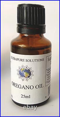 Pure Oregano Essential Oil Wild Mediterranean minimum 84% Carvacrol 10ml 100ml