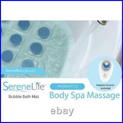 Pyle PHSPAMT22 Serene Life Bubble Bath Mat Body Spa Massage