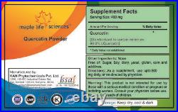 Quercetin 98% Powder For normal respiratory cardiovascular health Anti-stress