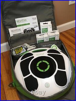REVITIVE 2469MD CIRCULATION BOOSTER COMPLETE SYSTEM withEXTRA PADS, BAG, REMOTE