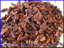 Raw Cacao / Cocoa Nibs 100% Pure Kosher 1 lb. Raw Chocolate Arriba Nacional Bean
