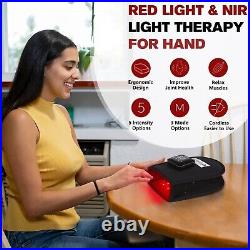 Rechargeable Infrared Red Light Therapy Hand Glove for Pain Relief Cordless Pad