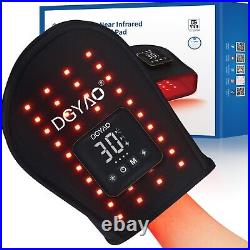 Rechargeable Infrared Red Light Therapy Hand Glove for Pain Relief Cordless Pad