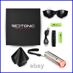 RedTonic Red Light Therapy Device for Pain Relief, 630/660/850nm RED & INFRARED