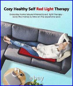 Red Light Therapy Pad LED Infrared Full Body Mat Device Back Muscle Pain Relief