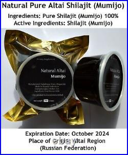 SALE! Altai Shilajit Resin 2.2Lb (1kgs) Pure Mumijo EXPRESS DELIVERY 1-2 WEEKS