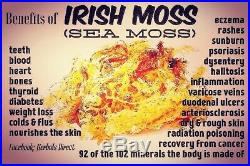 SEA MOSS NATURAL WILD ISLAND DR. SEBI IRISH MOSS HOLIDAY SALE 8 Ounce $244.99