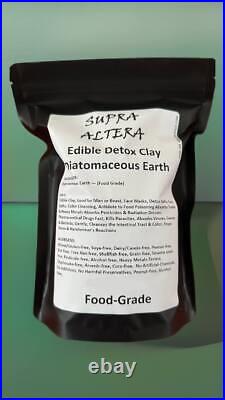 SUPRA ALTERA 1 lb. Diatomaceous Earth, Edible Detox Clay Food Grade Free SHIP