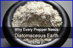 SUPRA ALTERA Diatomaceous Earth (10 lb. + Bag) Edible Detox Clay FOOD GRADE