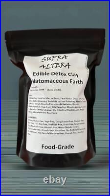 SUPRA ALTERA Diatomaceous Earth, 1 lb. Edible Detox Clay Food Grade FAST SHIP
