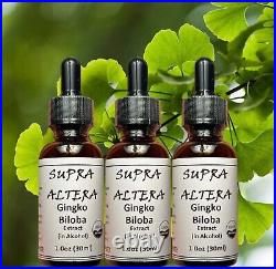 S-A L T E R A Gingko Biloba Extract in Alcohol (4oz Pack) FAST SHIPPING