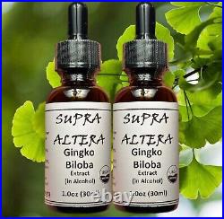 S-A L T E R A Gingko Biloba Extract in Alcohol (4oz Pack) FAST SHIPPING