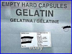 Separated/Unseparated Empty Gelatin Capsules Size 0 Pure Gelatin Pill Capsules