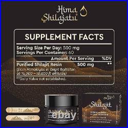 Shilajit Purest Himalayan Shilajit Resin Gold Grade 100% (2 Months Supply)