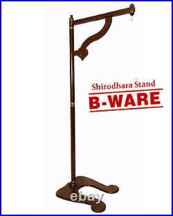 Shirodhara ayurveda Stirnguss ständer (B-Ware) + 2.5 L Messing Gefäß B-stock