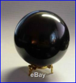 Shungite Stone Sphere 70 mm approx 2.75 POLISHED Natural Mineral EMF Protection
