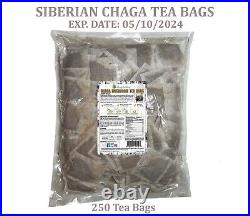 Siberian Chaga Mushroom Individual Filter Tea Bags Whole SALE Caffeine-free