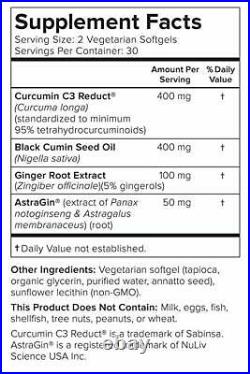 Smarter Nutrition Turmeric Curcumin Supplements 1, 3, & 6 Month Bottle Supply