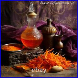 Spanish Saffron Essential Oil 100% Pure, Undiluted, Organic, (Crocus Sativus)