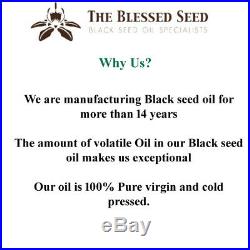 Strong Black Seed Oil Cold Pressed 100% Halal by The Blessed Seed 1 LITER