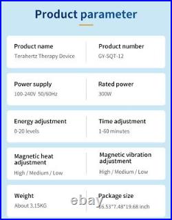 Suyzeko Tera hertz Therapy Wave Devices Terahertz Cell Energy PEMF Therapy Devic