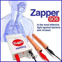 The most effective! Hulda Clark Zapper with patented electrodes Silver 935