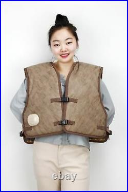 ThermoGem Natural Amethyst Tourmaline Jade Far InfraRed Heating PEMF Photon Vest