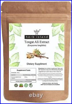 Tongkat Extract Testosterone Booster 100% Organic & Pure High Quality Supplement