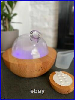 USED young living aria essential oil diffuser with calming sounds and LED light