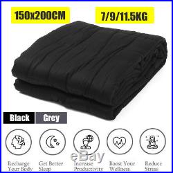 US 60x80Inch Weighted Heavy Gravity Sensory Blanket 15/20/25Lbs Anxiety Relief