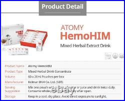 US STOCK Atomy Hemohim Supplement for Strong Immune System 20ml X 60pk (1,200ml)