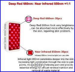 US Seller SGROW Red LED Light Therapy 660nm 850nm 300W Red IR joovv Revive dpl