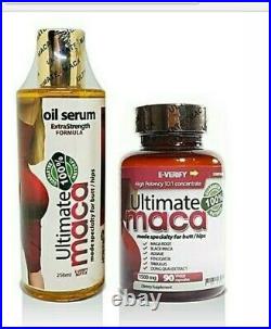 Ultimate Maca Butt/Hip enlargement oil and pill (3 Months Supply)