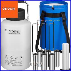 VEVOR 3/6/10/15/20/3 Liquid Nitrogen Tank Container LN2 Cryogenic Dewar