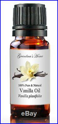 Vanilla Essential Oil 10 mL 100% Pure and Natural Free Shipping US Seller