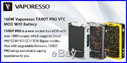Vaporesso TAROT PRO VTC Mod 160W dry herb Vaporizer Box Titan evic 510 thread