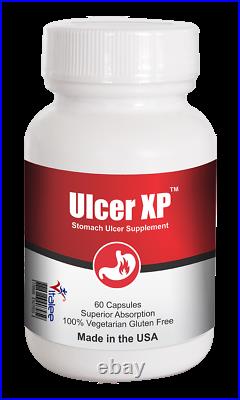 Vitalee Ulcer XP Economy Pack- Stomach Ulcer Supplement (3 Bottles of 60ct)