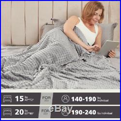 Weighted Blanket Gravity Blankets Sensory Sleep Reduce Anxiety Sofa+Duvet cover
