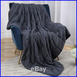Weighted Blanket Gravity Blankets Sensory Sleep Reduce Anxiety Sofa+Duvet cover