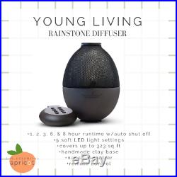 Young Living 13 Essential Oils + RAINSTONE Diffuser Starter Kit Lot & Membership