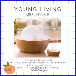 Young Living ARIA Diffuser 13 Essential Oils Premium Starter Kit & MEMBERSHIP