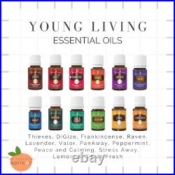 Young Living Aria Diffuser + 12 Essential Oils Starter Kit Bundle + Membership