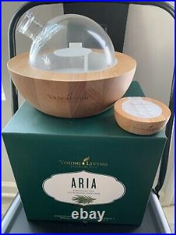 Young Living Aria Essential Oils Ultrasonic Natural Wood Diffuser