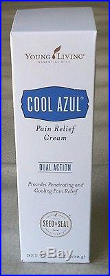 Young Living Essential Oils Cool Azul Pain Relief Cream 3.4 oz NEW