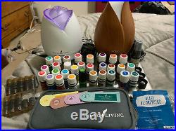 Young Living Essential Oils and Warmers Lot Most opened but full