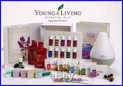 Young Living Premium Starter Kit 10 Essential Oils, Samples, Dewdrop Diffuser