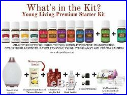 Young Living Premium Starter Kit 12 Essential Oils & Desert Mist Diffuser