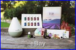 Young Living Premium Starter Kit, Dewdrop Diffuser, Essential Oils, Free Shipping